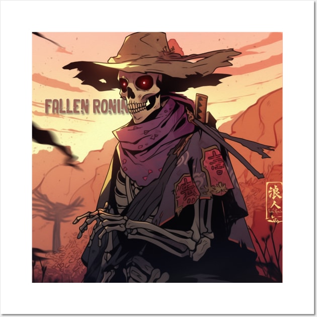 Fallen Lone Ronin Wall Art by PHXouttaASHES